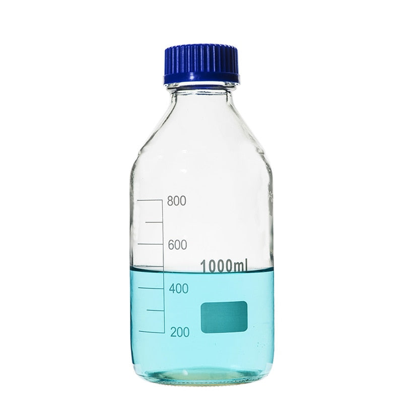 50ml-2000ml / Screw Cap Blue Screw Cap Glass Reagent For Laboratory Utensils Medical Supplies Laboratory Glass reagent Bottle - Scienmart