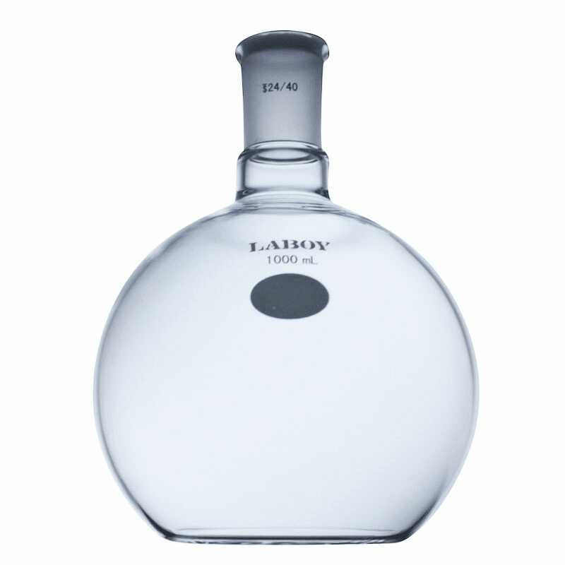 Glass Flat Bottom Boiling Flask Single Neck With Standard Taper Joint - Scienmart