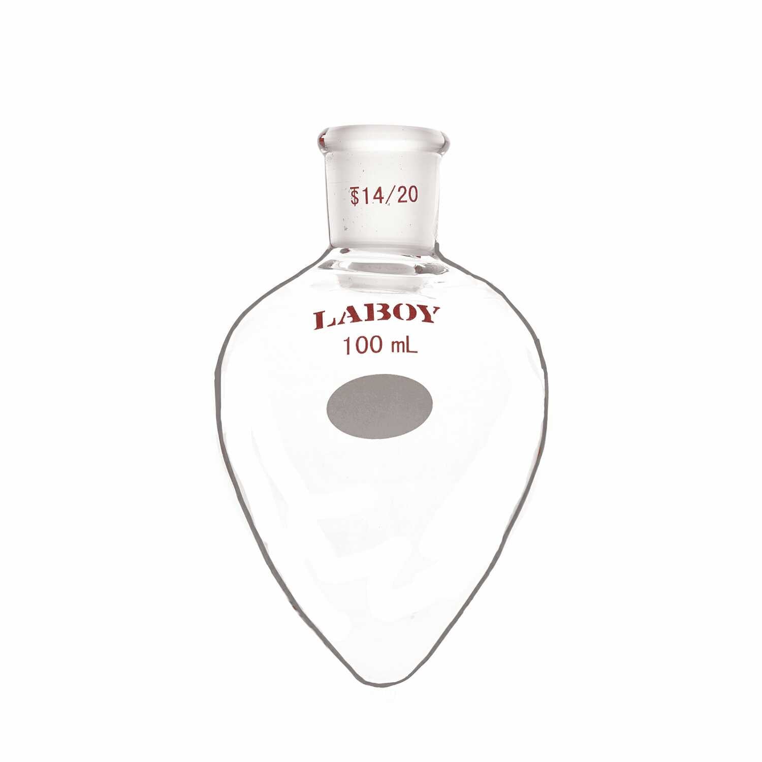 Glass Pear Shaped Heavy Wall Flask with Standard Taper Joint - Scienmart