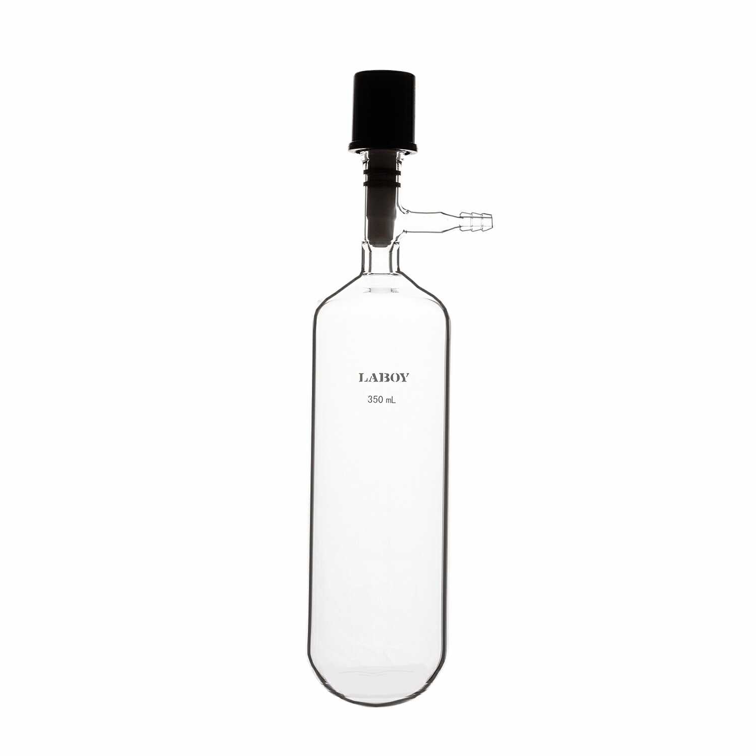 350mL Reaction/Storage Tube Schlenk Flask With 0-8mm High Vacuum Valve