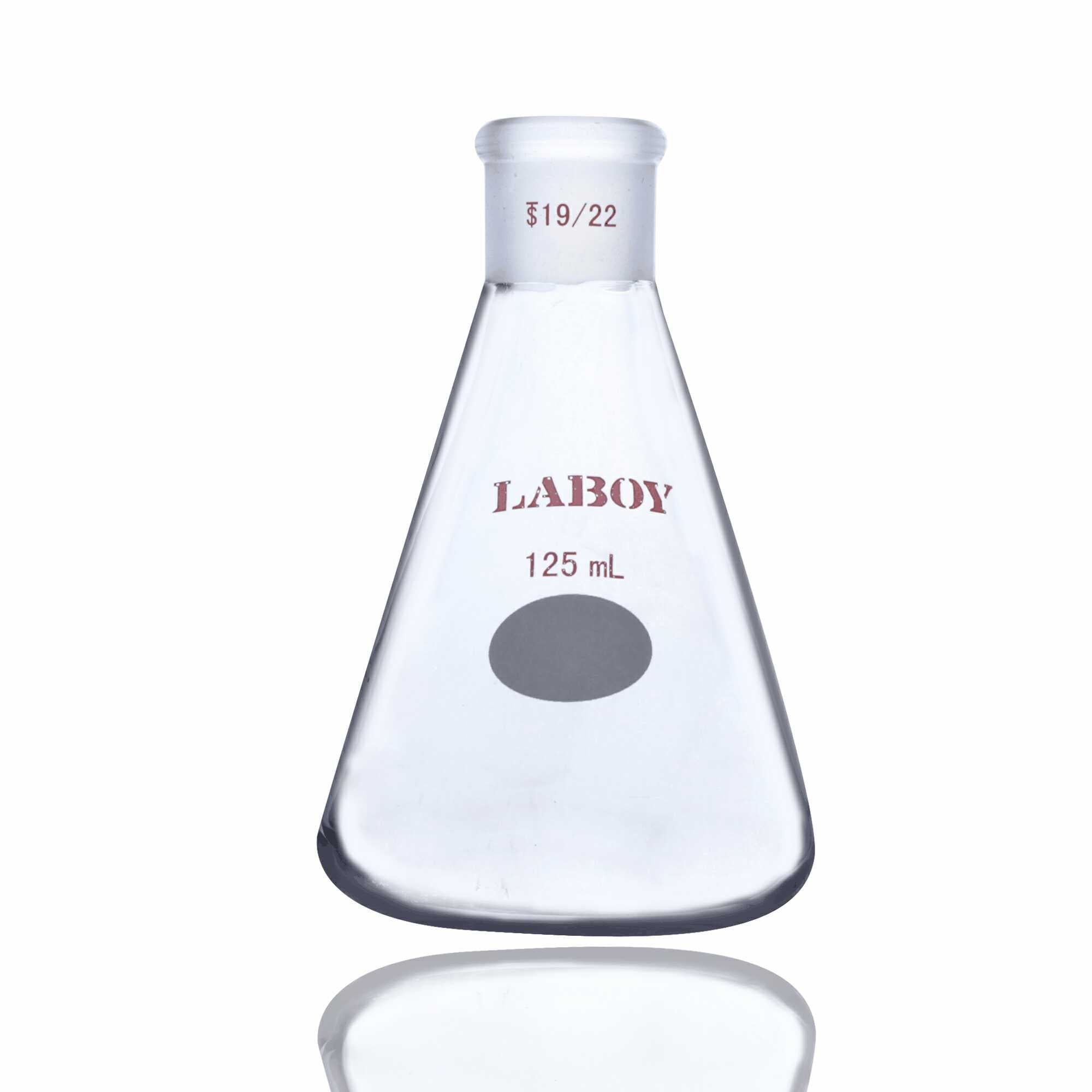 Glass Erlenmeyer Flask Heavy-wall Design With Standard Taper Joint - Scienmart