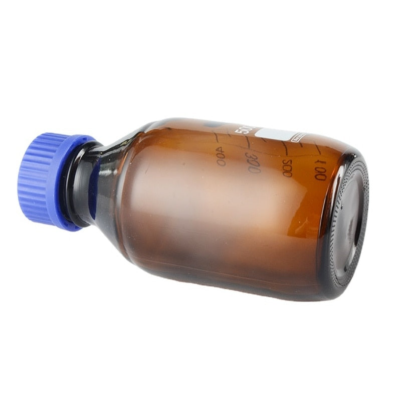 Laboratory High-quality 50ml 100ml 250ml 500ml 1000ml Glass Reagent Bottle Brown Screw Glass Reagent Bottle - Scienmart