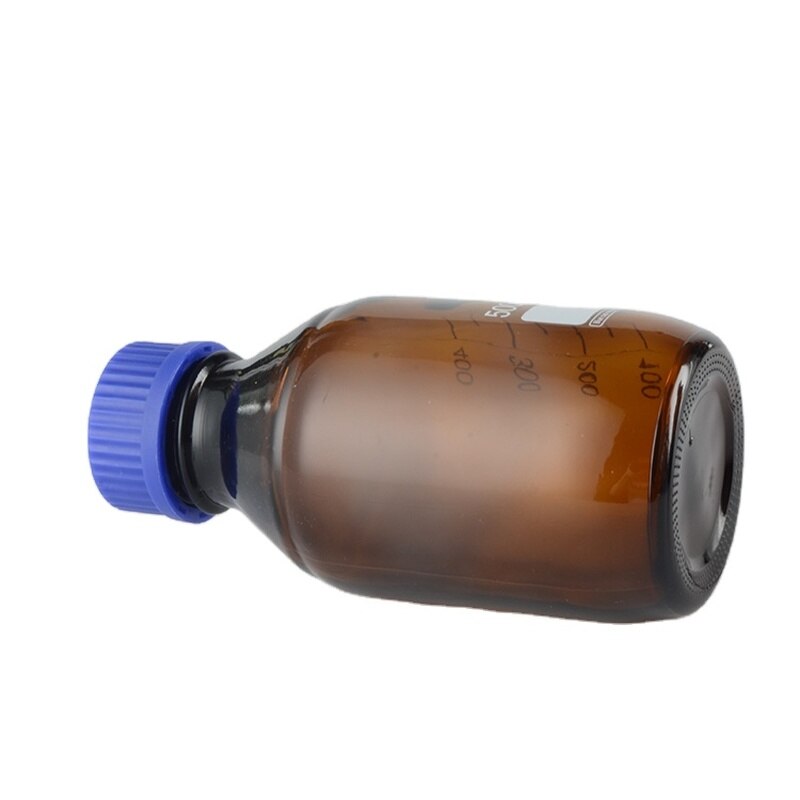 Laboratory High-quality 50ml 100ml 250ml 500ml 1000ml Glass Reagent Bottle Brown Screw Glass Reagent Bottle - Scienmart